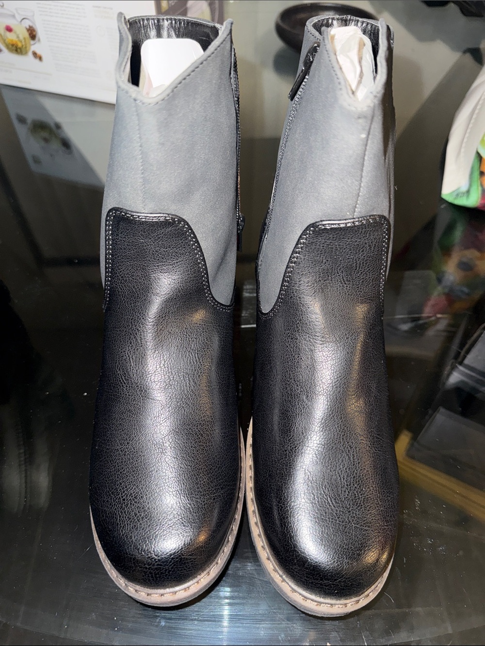 Muk Luks Black Slip-On Chelsea Boots - Picture 4 of 7
